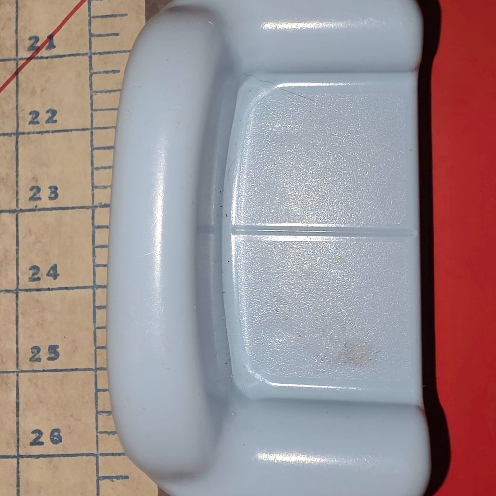 Vintage Little Tikes Blue White Dollhouse Sofa